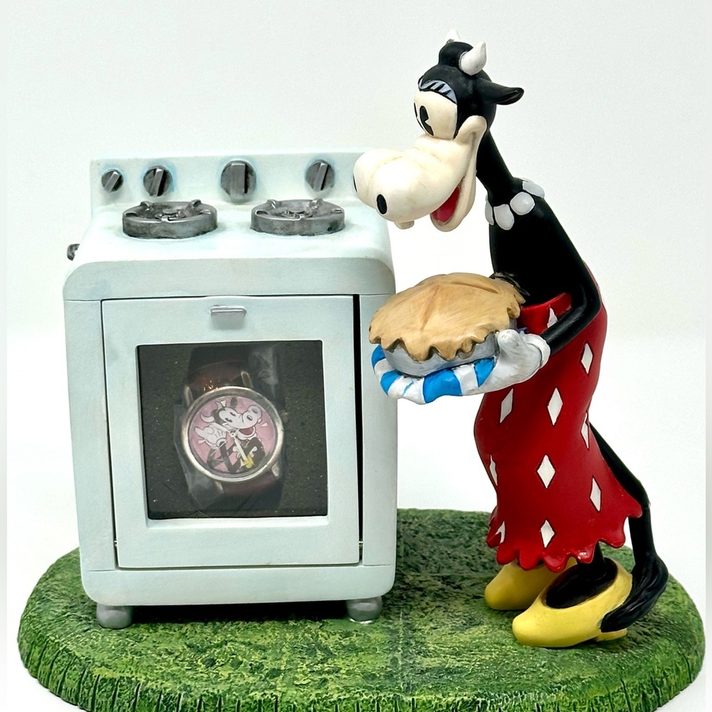 Clarabelle Cow retired figurine with watch